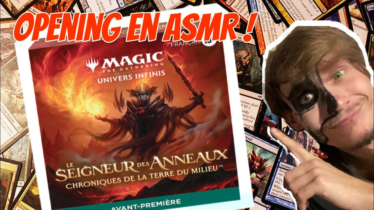 ASMR |FR| Opening Magic Seigneur des anneaux éditions ! chuchotement et frisson 😴