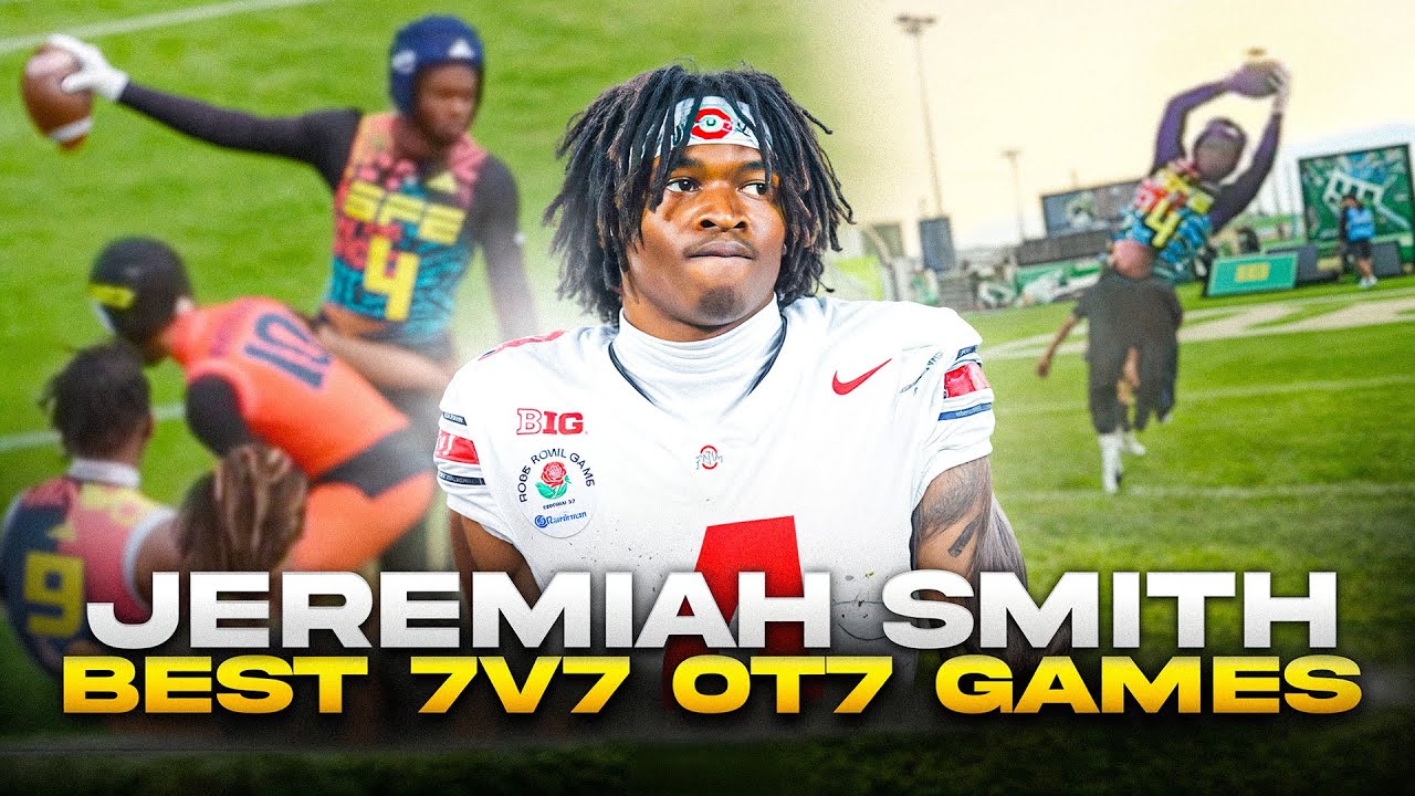 OHIO STATE WR Jeremiah Smith's GREATEST 7v7 Football Games! 🔥