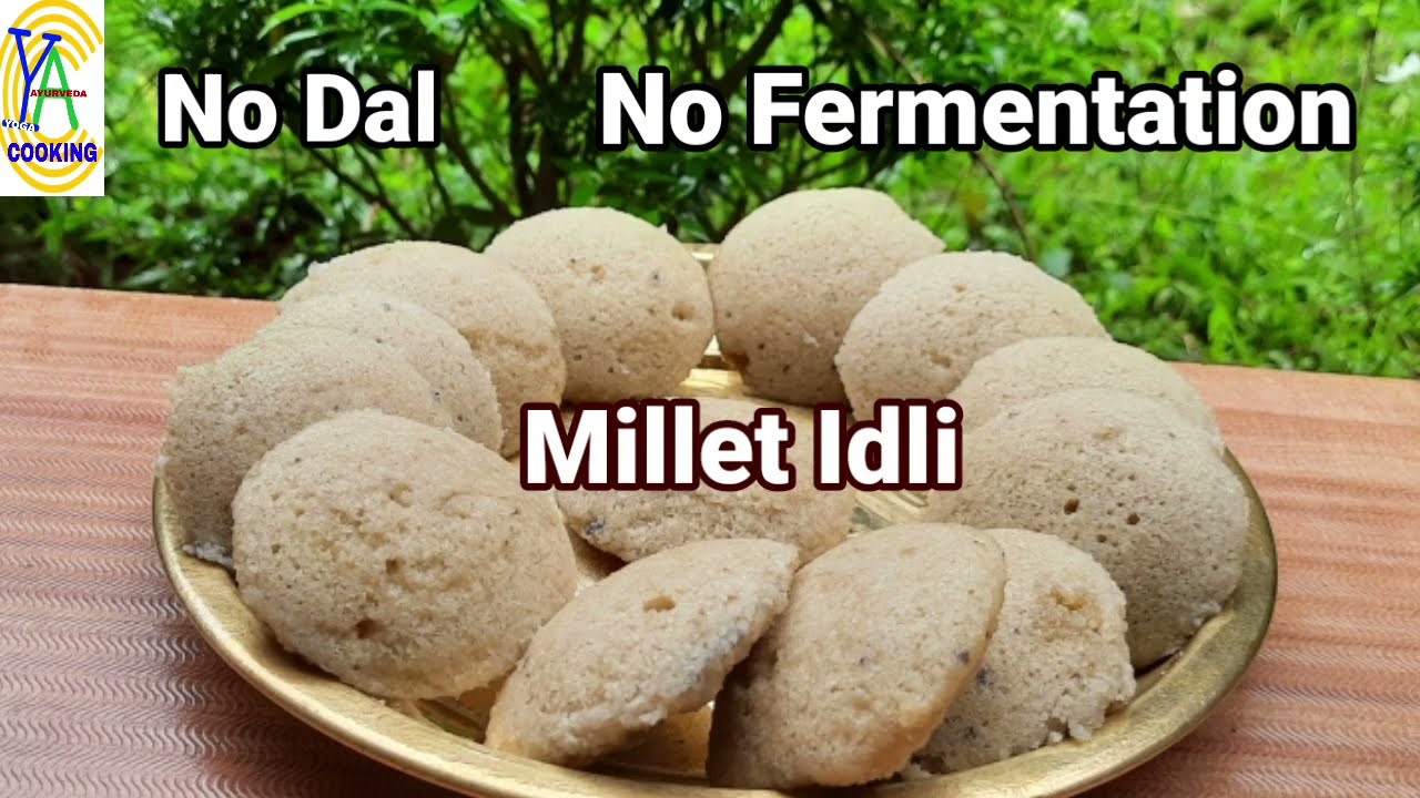 No dal No fermentation Soft and spongy Millet Idli/Instant Millet idli/Millet idli with out dal
