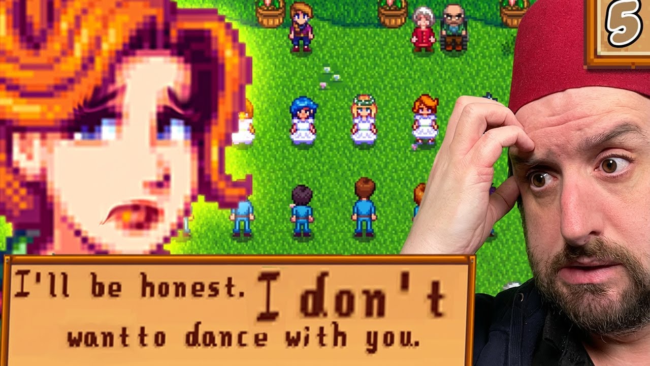 Leah Wont Dance with Me in Stardew Valley