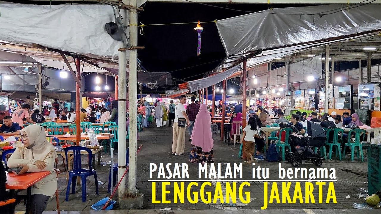 ✅ Lenggang Jakarta is a hawker center ‼️ walking around Taman Jajan Monas - Jakarta City ❗