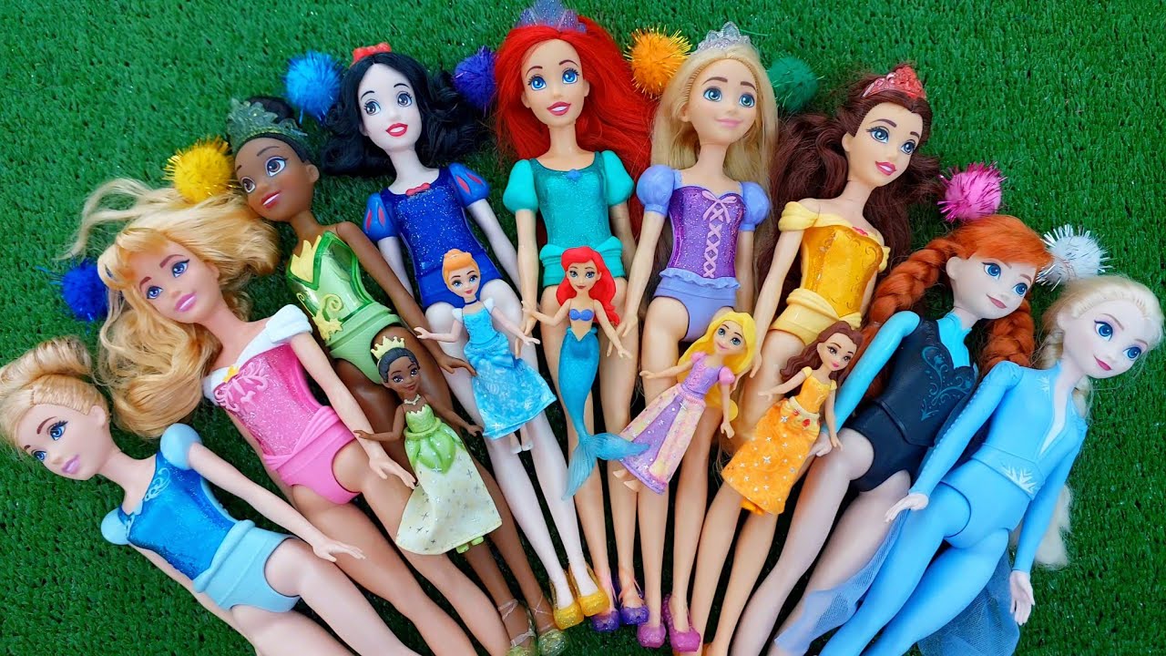 99 Minutes Disney princesses Collection ASMR Satisfying Unboxing | Disney