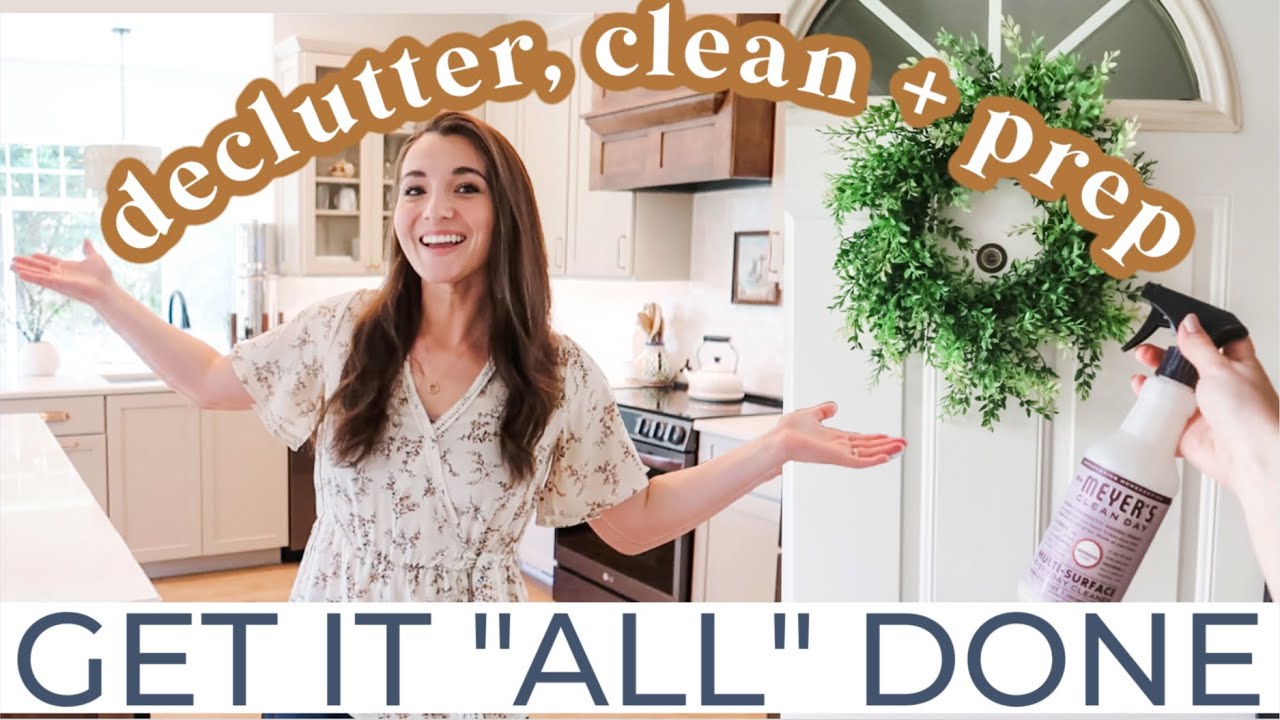 SO excited about this! DECLUTTER, CLEAN + PREP WITH ME | Get It 