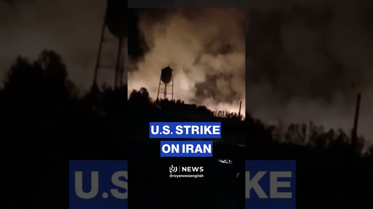 Footage shows Iranian military base ablaze near Behbahan Airport in Khuzestan