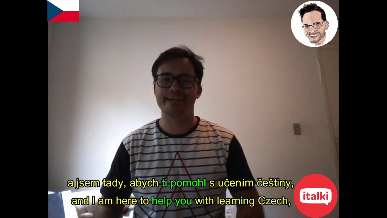 Czech classes online with a native speaker