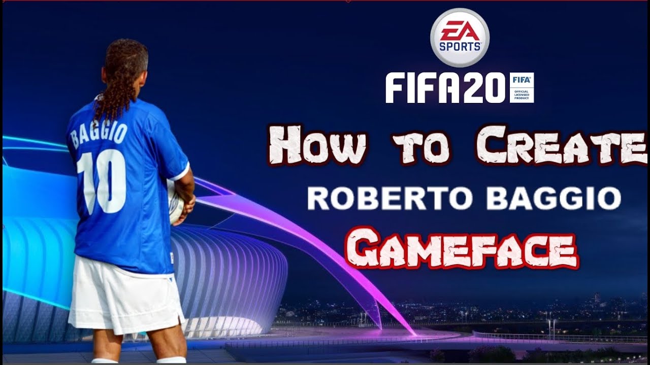 FIFA 20 - How to Create Roberto Baggio - Gameface