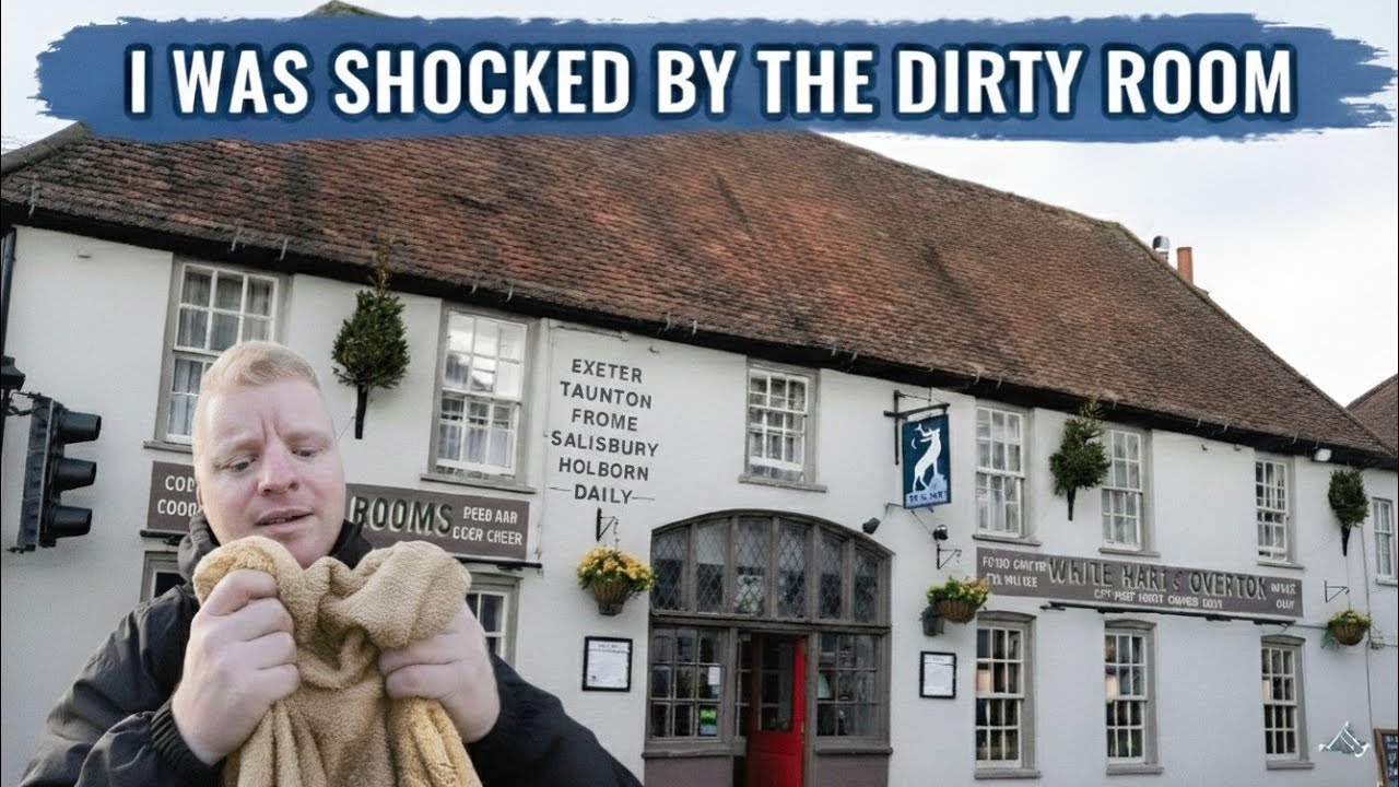 Какой ужасный грязный номер в отеле The White Hart Overton, Хэмпшир!