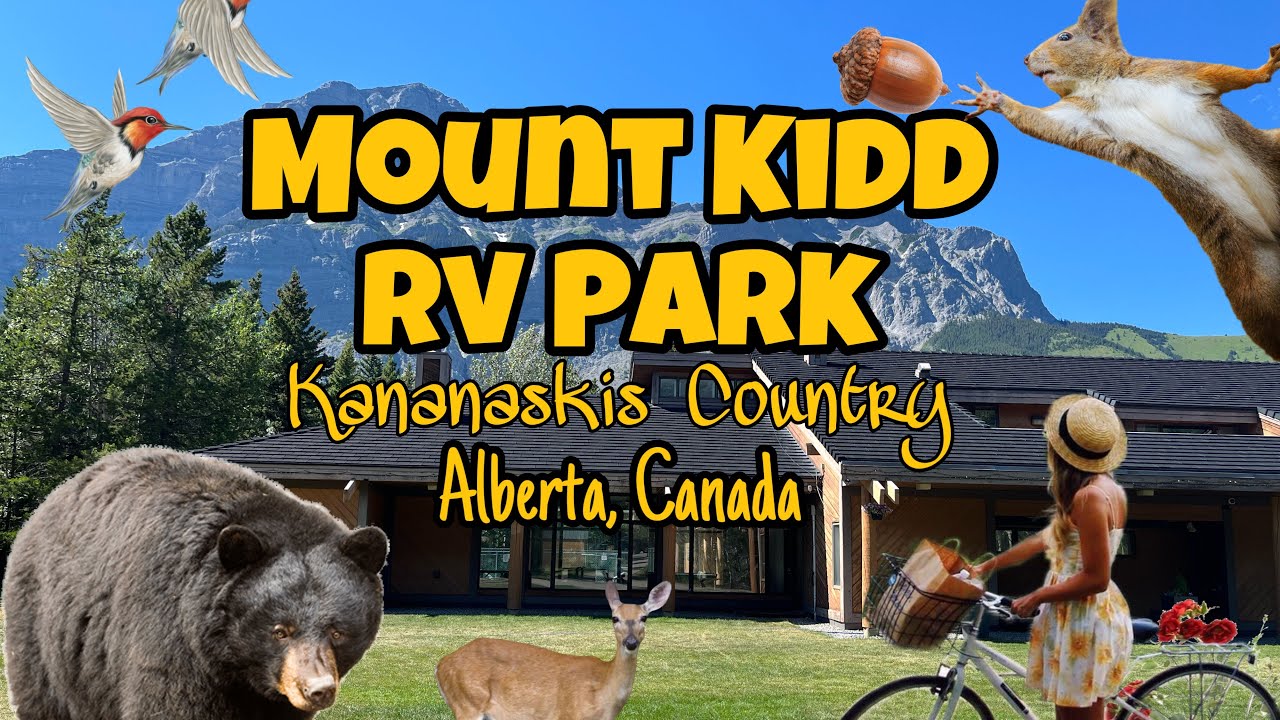 Mount Kidd RV Park and Campground, Kananaskis Alberta Canada.