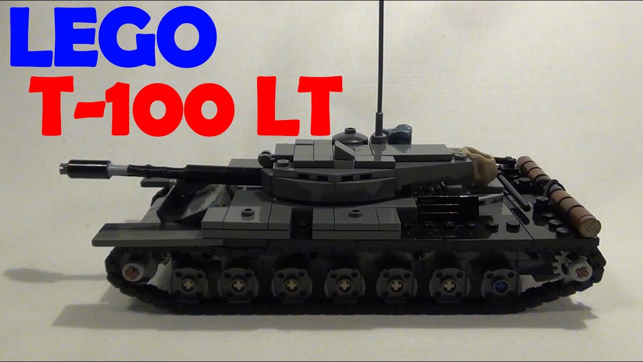 LEGO T-100 LT / Т-100 ЛТ [Lego Tank MOC] (reuploaded)