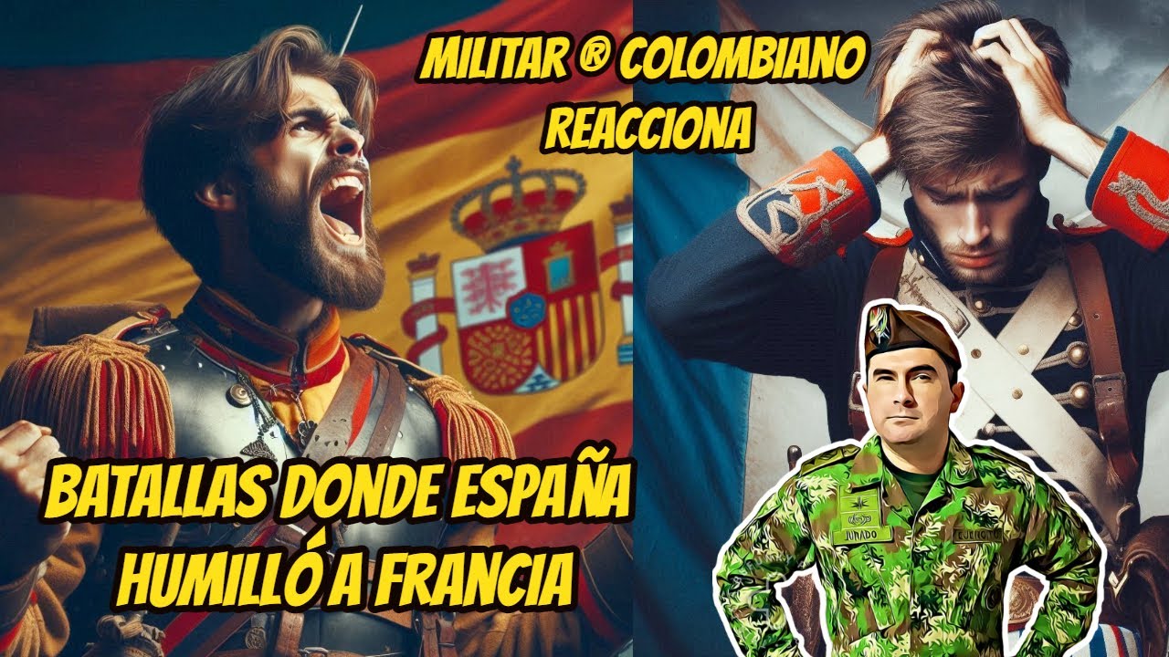 Militar ® Colombiano Reacciona BATALLAS donde ESPAÑA humilló a FRANCIA