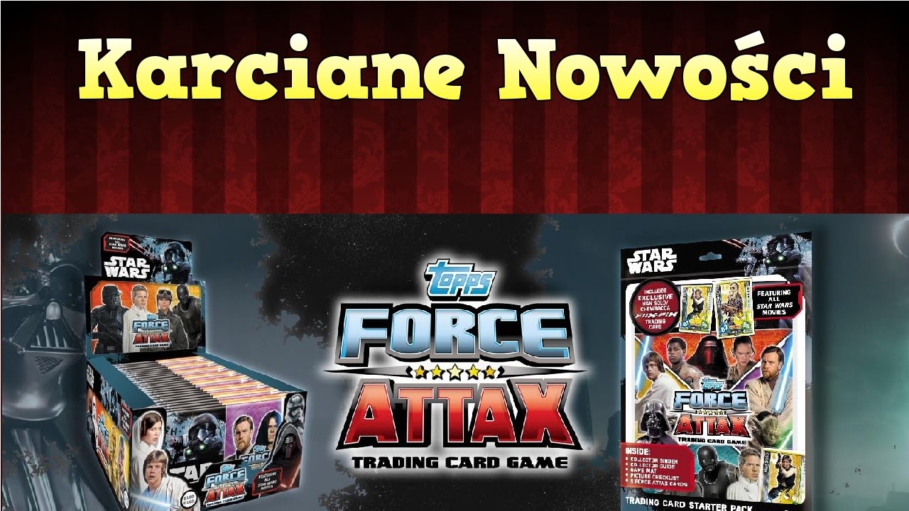 Karciane Nowości #1 Star Wars Force Attax Universe