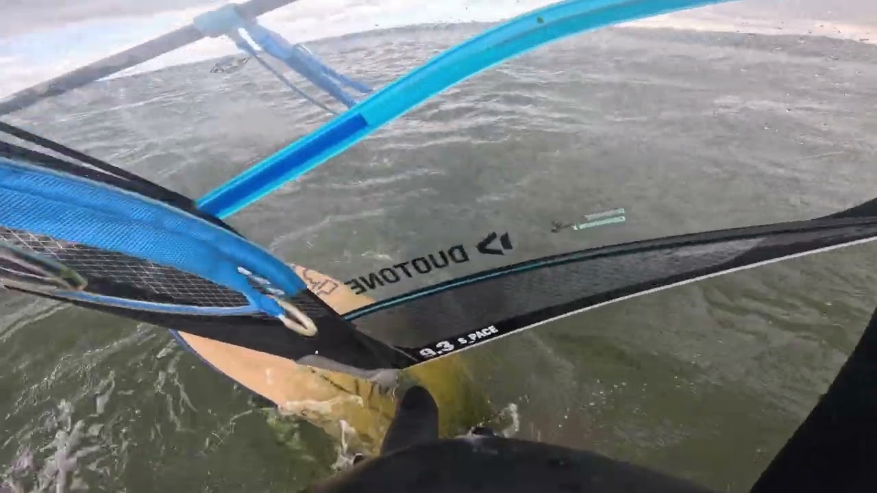 &Uuml;ckeritz auf Usedom am Achterwasser   Tag 1   Windsurfen Ende August 2025