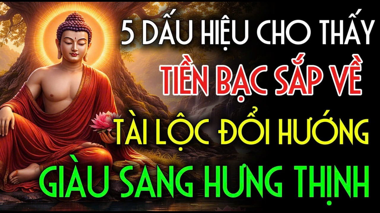 5 DẤU HIỆU TIỀN BẠC SẮP VỀ, TÀI LỘC ĐỔI HƯỚNG, GIÀU SANG HƯNG THỊNH | Nhân Tâm Chỉ Lộ