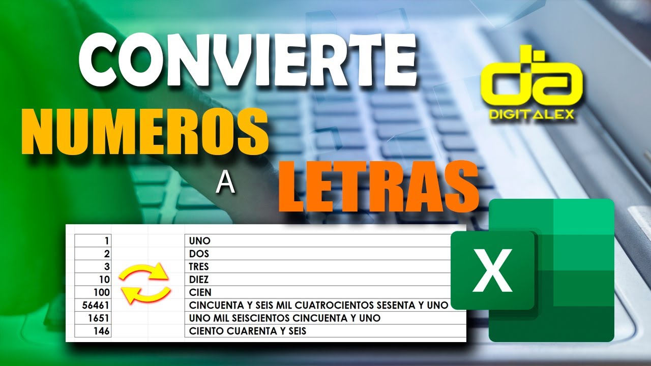 Como #convertir #numeros a #letras en #excel sin macros
