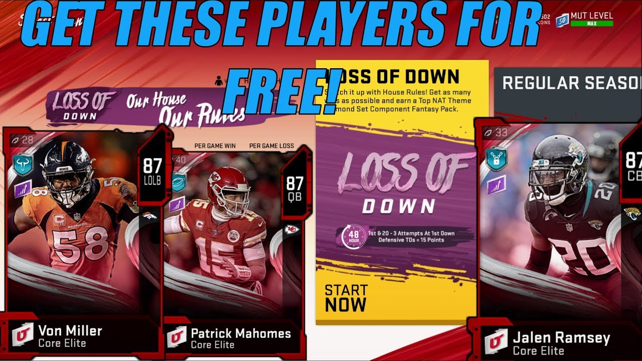 FREE CORE ELITE! YOU CHOOSE! House Rules Madden 20 Tips and Gameplay