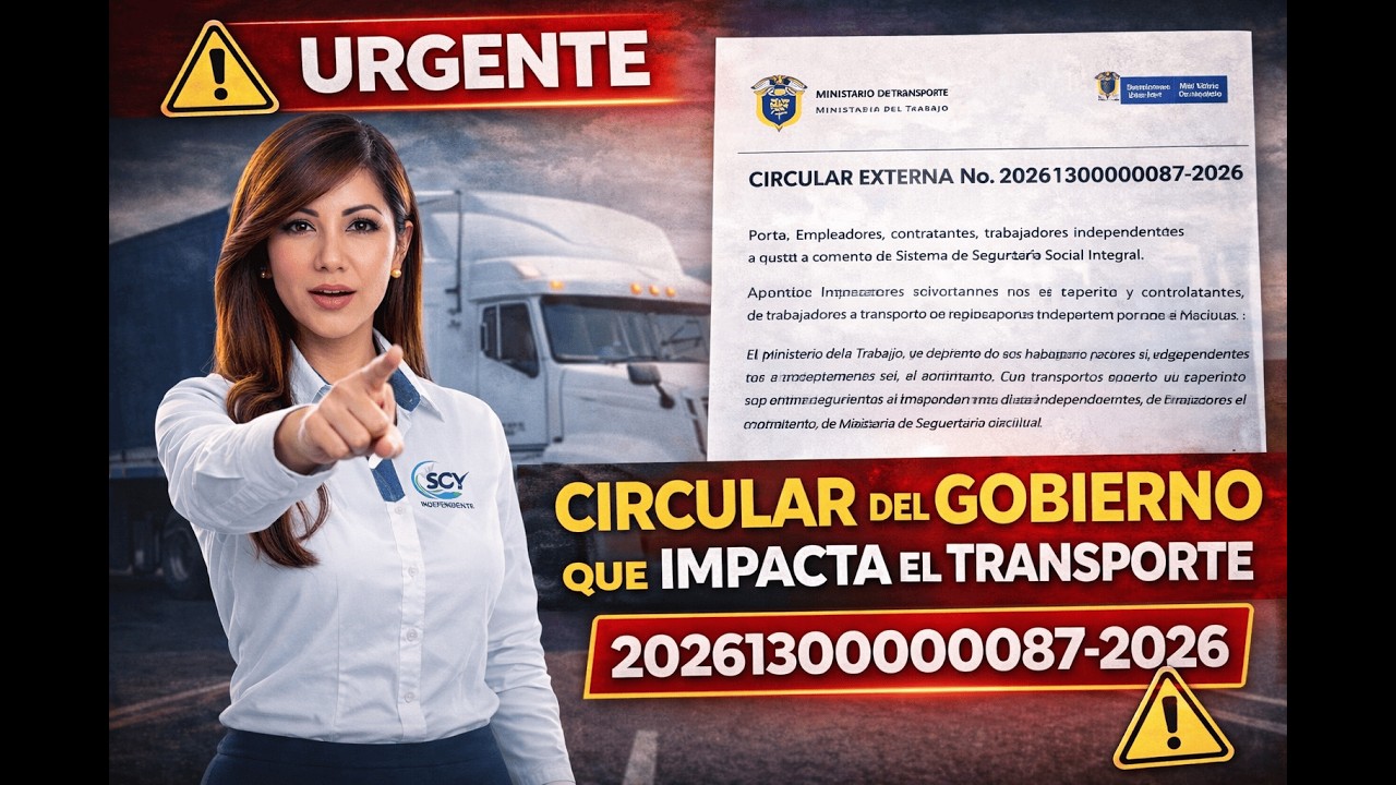 🚨 ATENCIÓN EMPRESARIOS Y CONDUCTORES DEL SECTOR TRANSPORTE EN COLOMBIA