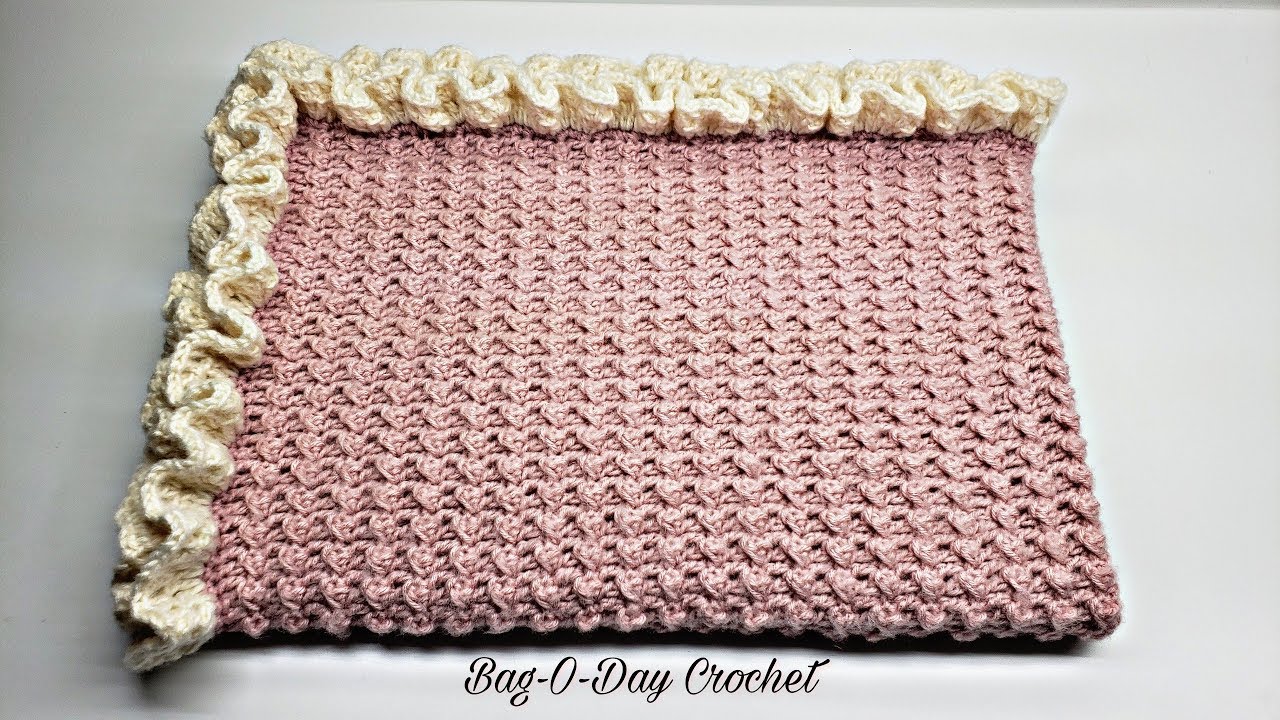 Crochet Baby Blanket | The Lil' Blossom DIY Baby Blanket Pattern |  Baby Blankets