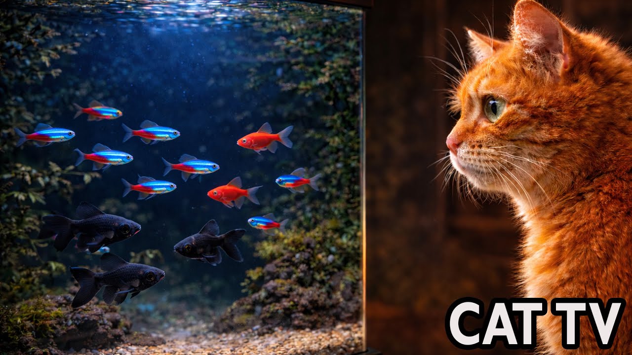 🔴 LIVE Cat TV Fish Tank | Fish for Cats to Watch (4K HDR, No Music)