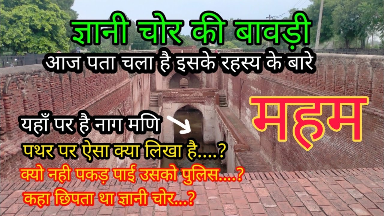 #janichor gufa। gyani chor ki #bawdi meham।#ज्ञानी_चोर की #बावड़ी कहा पर है। Jani chor bawdi।