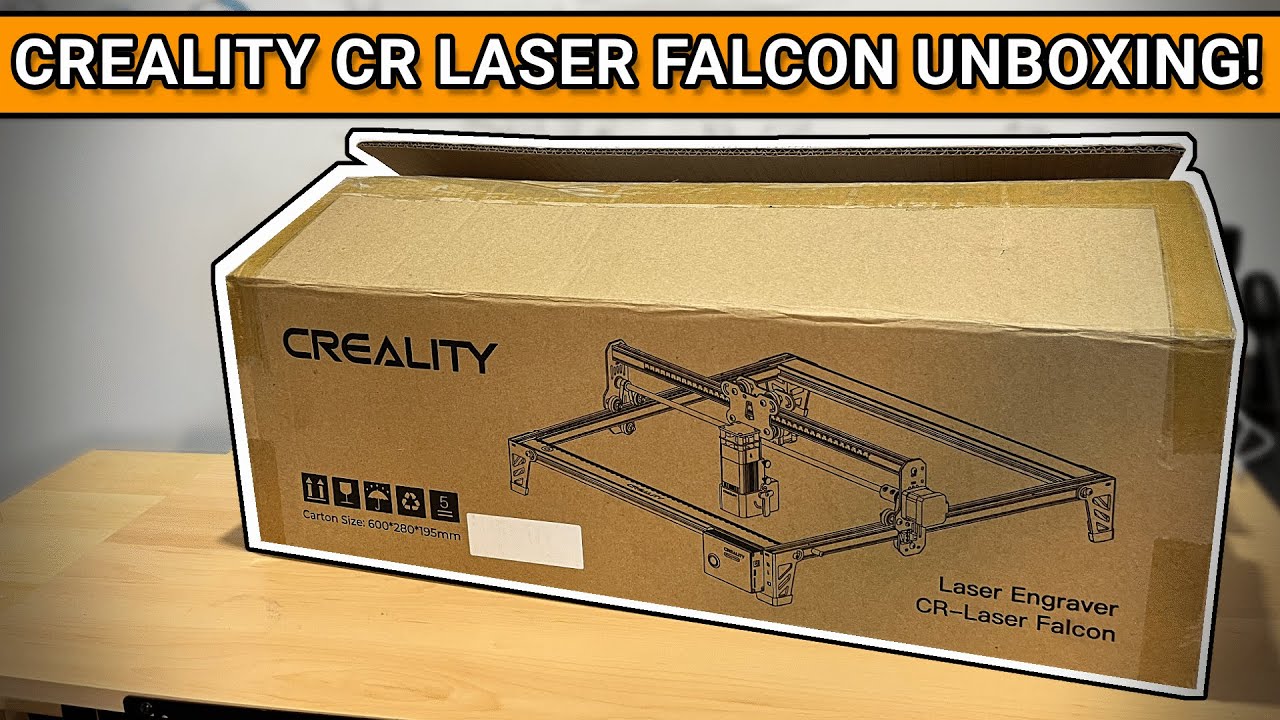 Creality CR Laser Falcon | Unboxing & Assembly in Ten Minutes