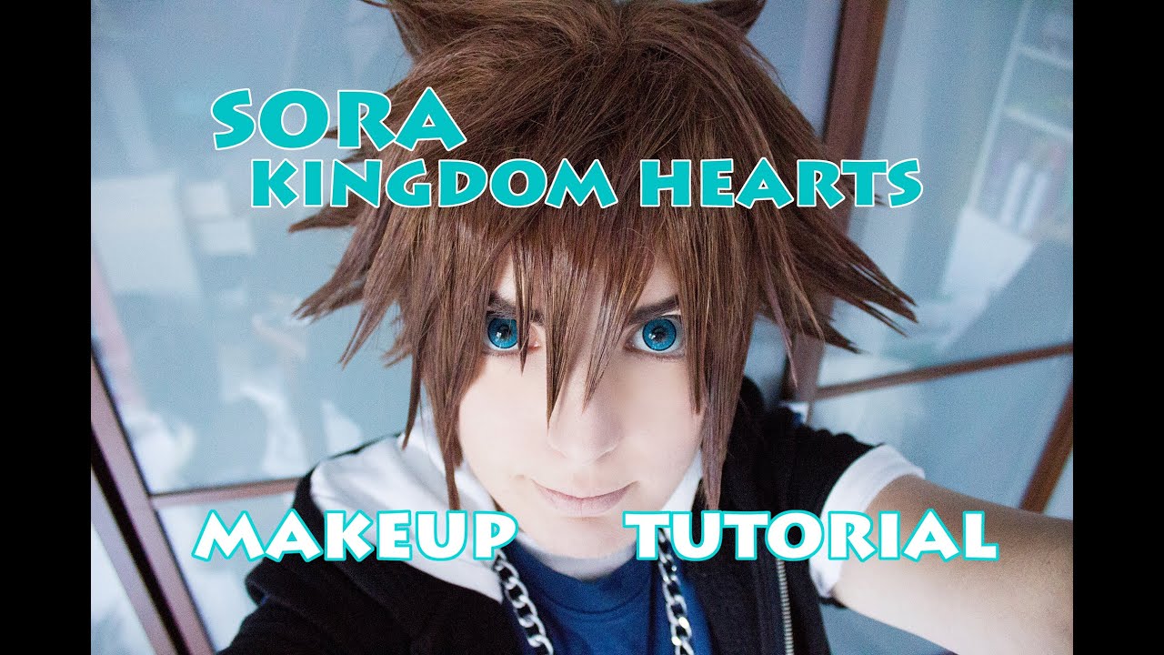 SORA - Kingdom Hearts - makeup tutorial for european and american eyes