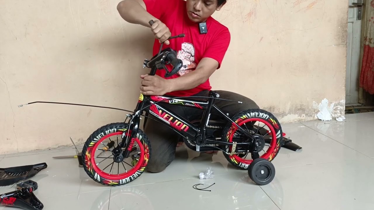 cara merakit sepeda baru beli online