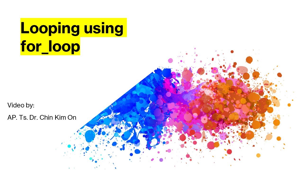 looping using for loop