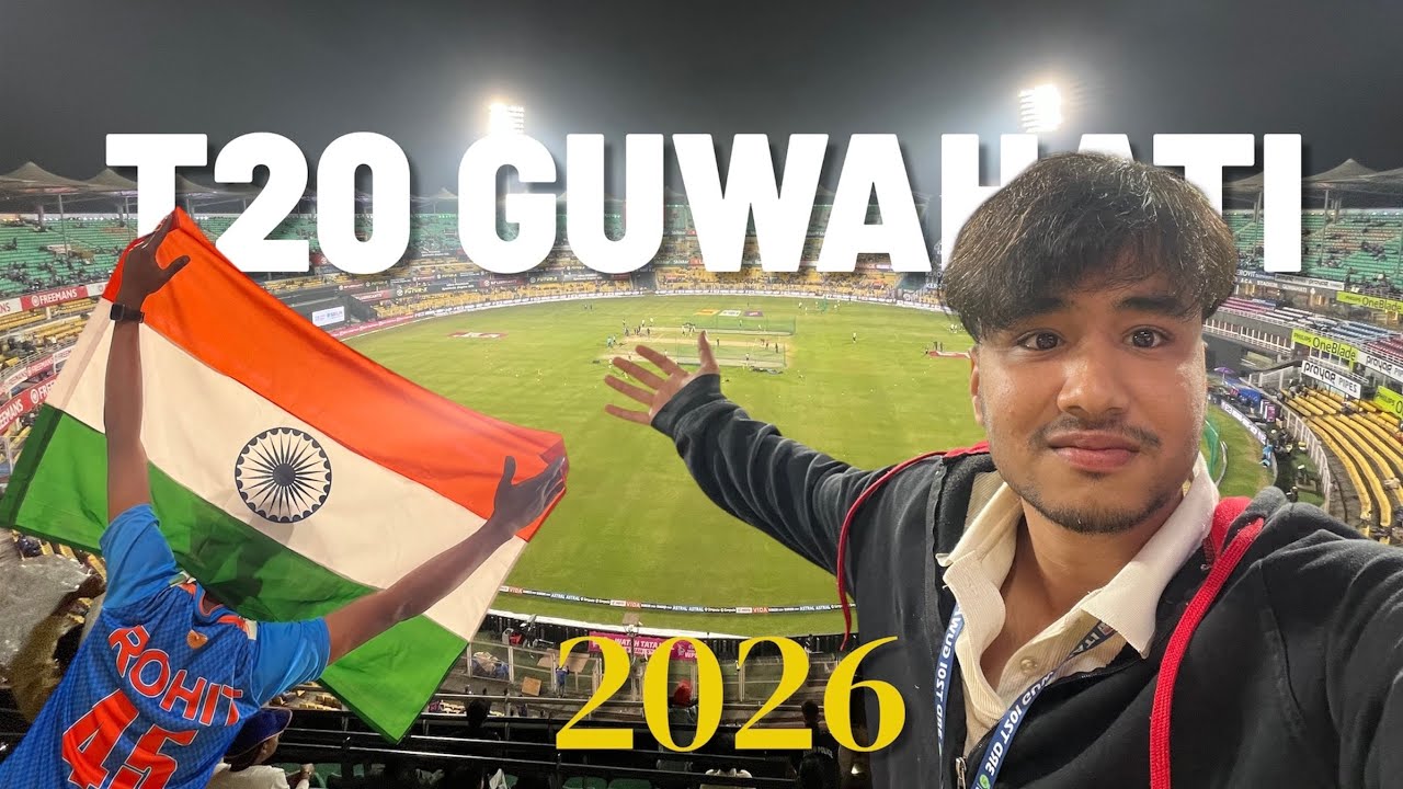 #t20 Match Vlog in Guwahati 🏏🔥 | Guwahati stadiumot full cricket vibes