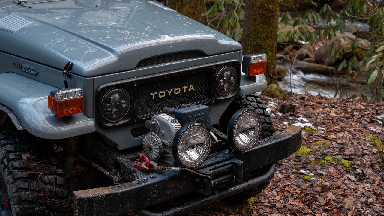 Camping by a Tennessee Mountain Stream in a Classic