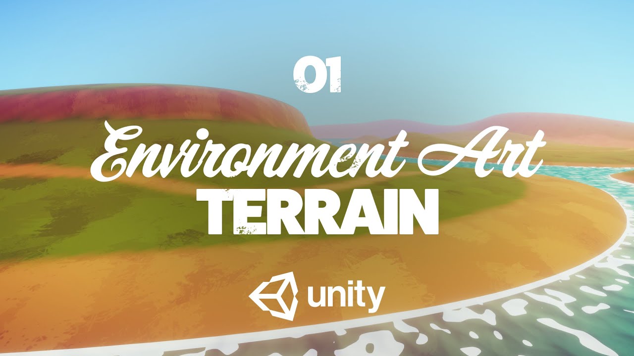Creating a stylized terrain - Unity Environment Speed Art - Part 01