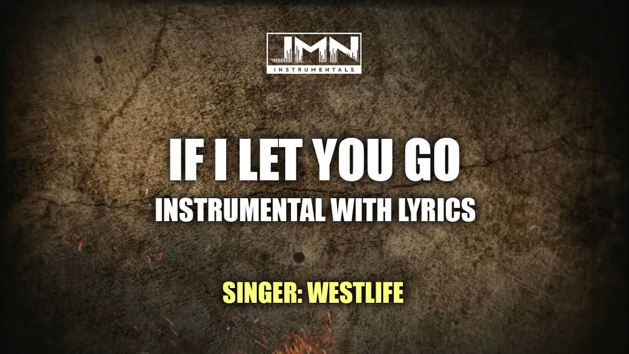 If I Let You Go - Instrumental by Westlife | JMN Instrumental