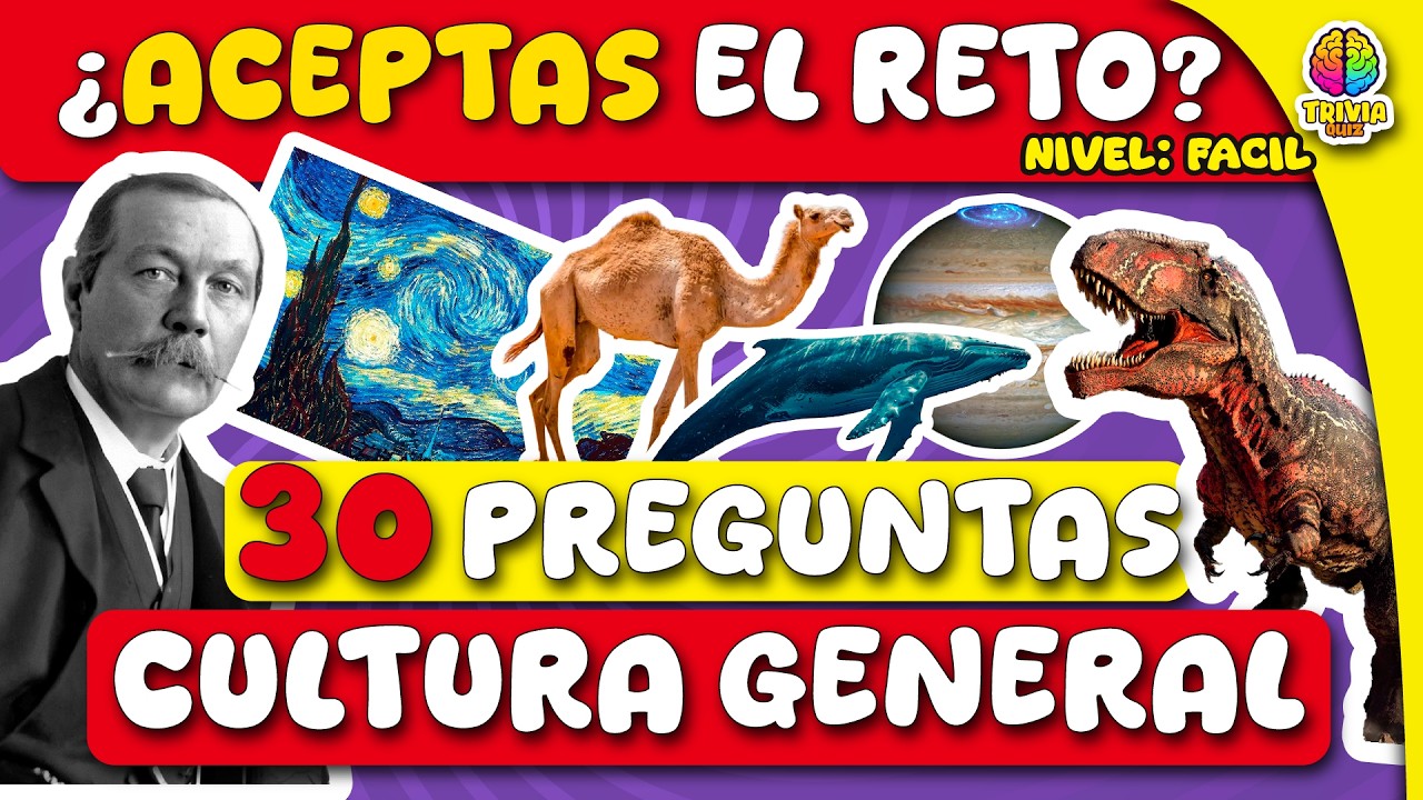 Solo el 3% aprueba este Test de Cultura General | ¿Aceptas el reto? 🤔 📚🧠💡 ✅