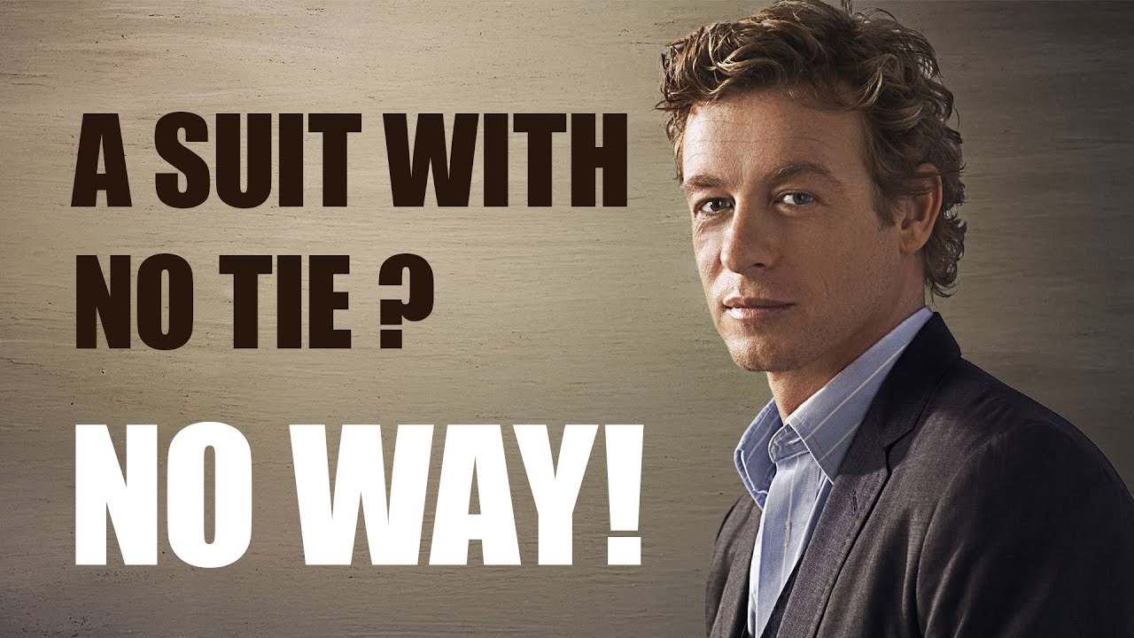 YES! You can wear a 3 piece suit without a tie.