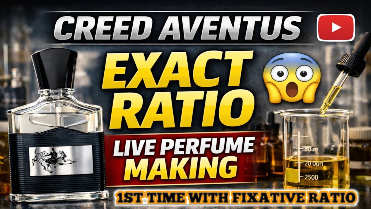How To Make Perfume | Creed Aventus Inspired Perfume Making With Fixative #perfumemaking #perfume