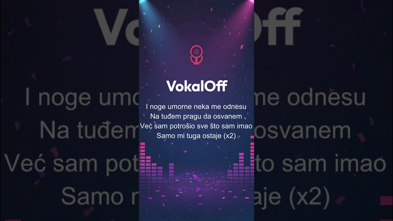 Ritam srca - Ja nemam para (KARAOKE) - Vokaloff