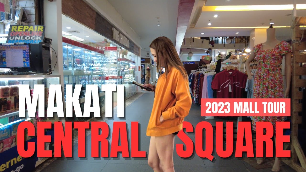 [4K] MAKATI CENTRAL SQUARE [FORMERLY MAKATI CINEMA SQUARE] CHINO ROCES AVE MAKATI  PHILIPPINES