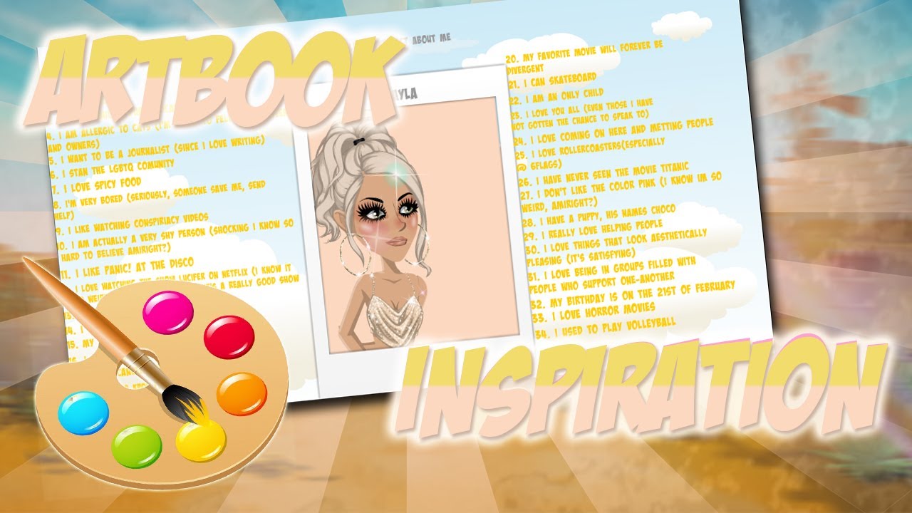 Moviestarplanet Artbook ideas!