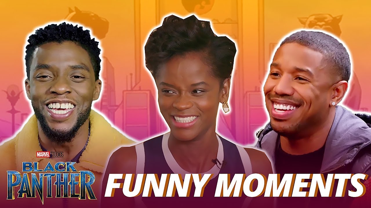 Black Panther Cast - Best Funniest Moments (Try Not To Laugh)