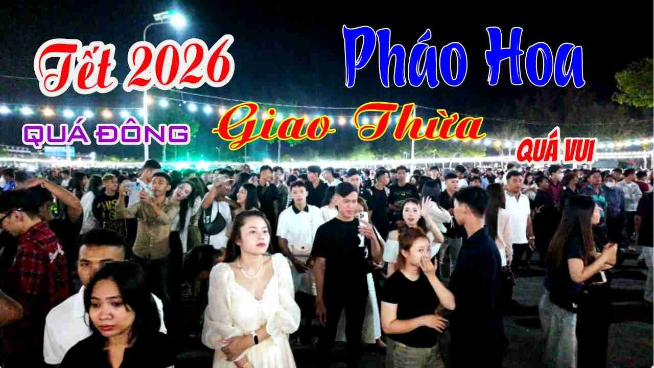 Hàng Ngàn Người Đổ Về Khu Dân Cư 5A Xem Pháo Hoa Giao Thừa Đông Nghẹt Thở SÓC TRĂNG QUÊ HƯƠNG TÔI