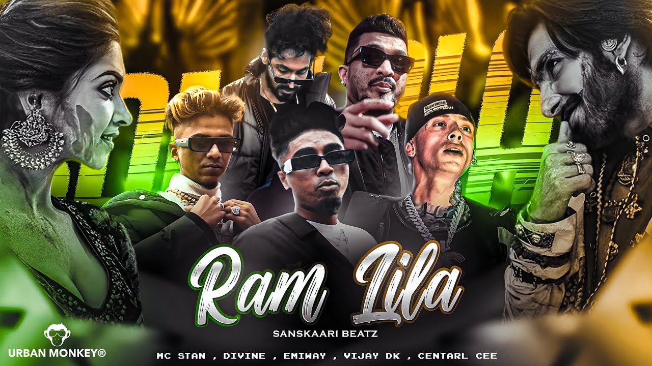 RAM LEELA MASHUP FT. MC STΔN X EMIWAY X DIVINE  X VIJAY DK X CENTRAL CEE . SANSKAARI BEATZ