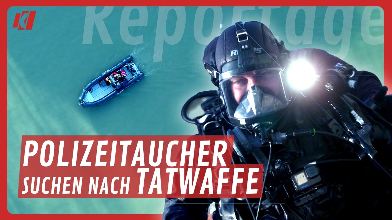 Polizei-Einsatz im Wasser: Tatwaffe gesucht | REPORTAGE | Kamera Zwei