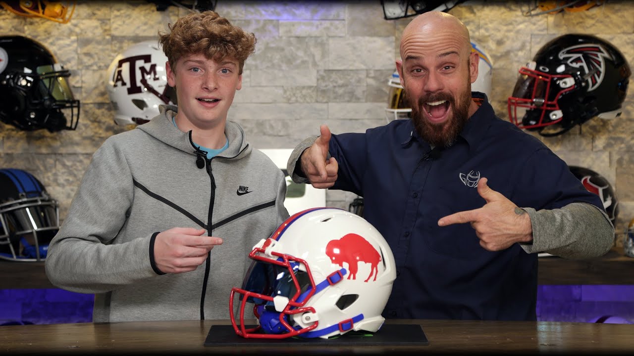 Bills 2023 Throwback Helmet - Maddox Edition #buffalobills