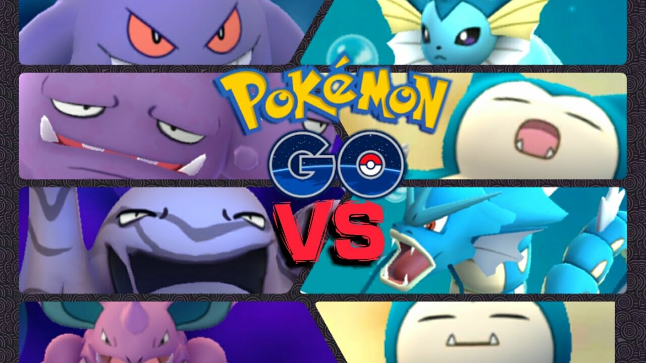 Pokémon GO Gym Battles Level 5 Gym Weezing Nidoking Muk Gengar Gyarados Snorlax & more