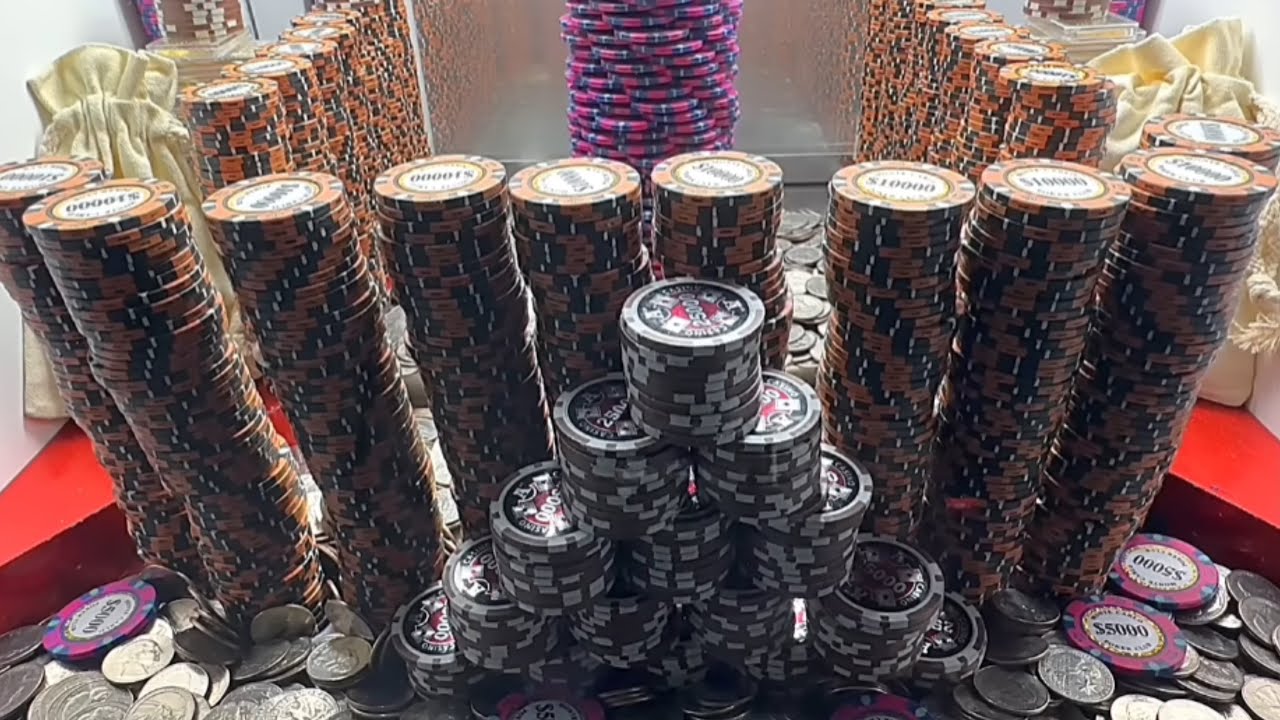 Massive wall holding back millions inside the high limit coin pusher
