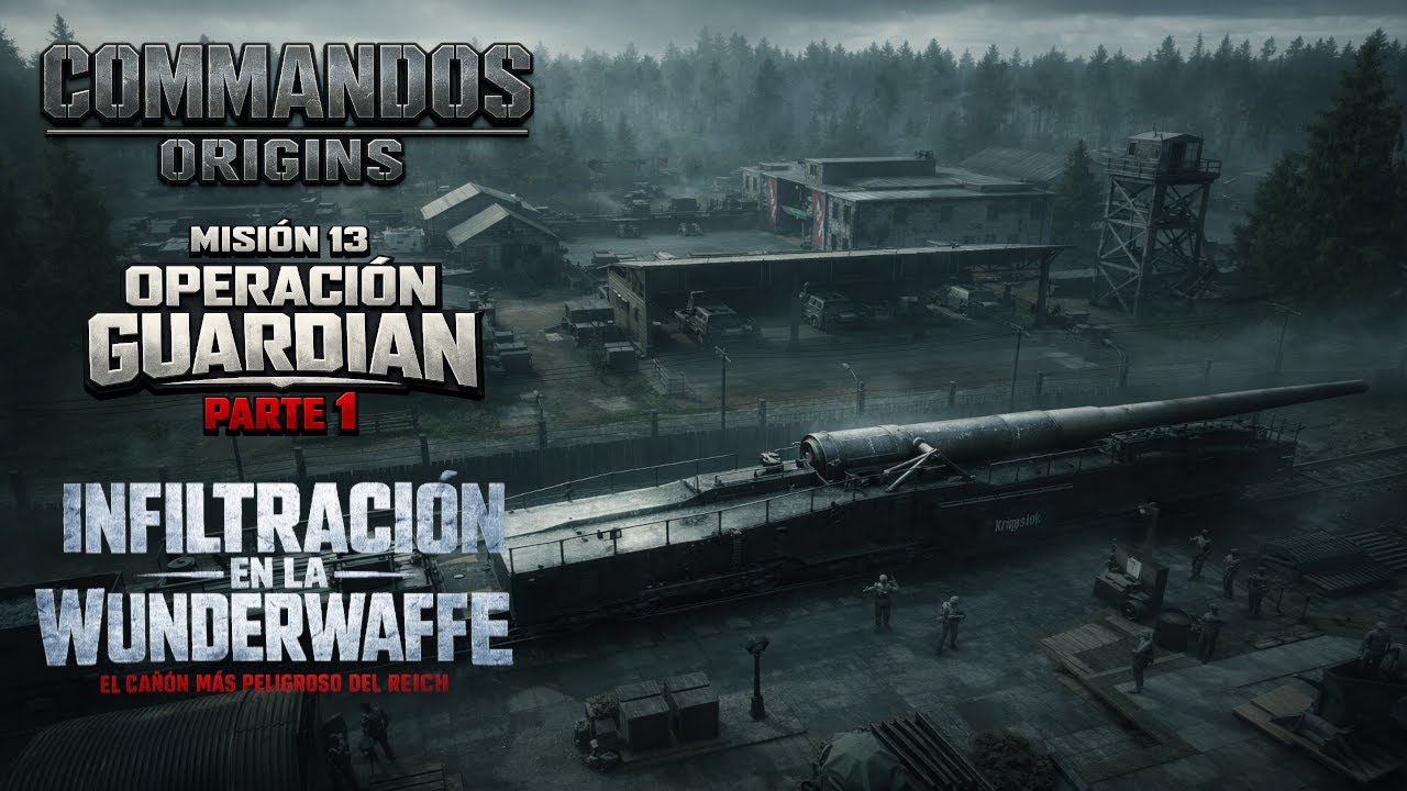 WUNDERWAFFE DESCUBIERTA 💣 COMMANDOS ORIGINS – OPERACIÓN GUARDIAN Parte 1 (MISIÓN 13)