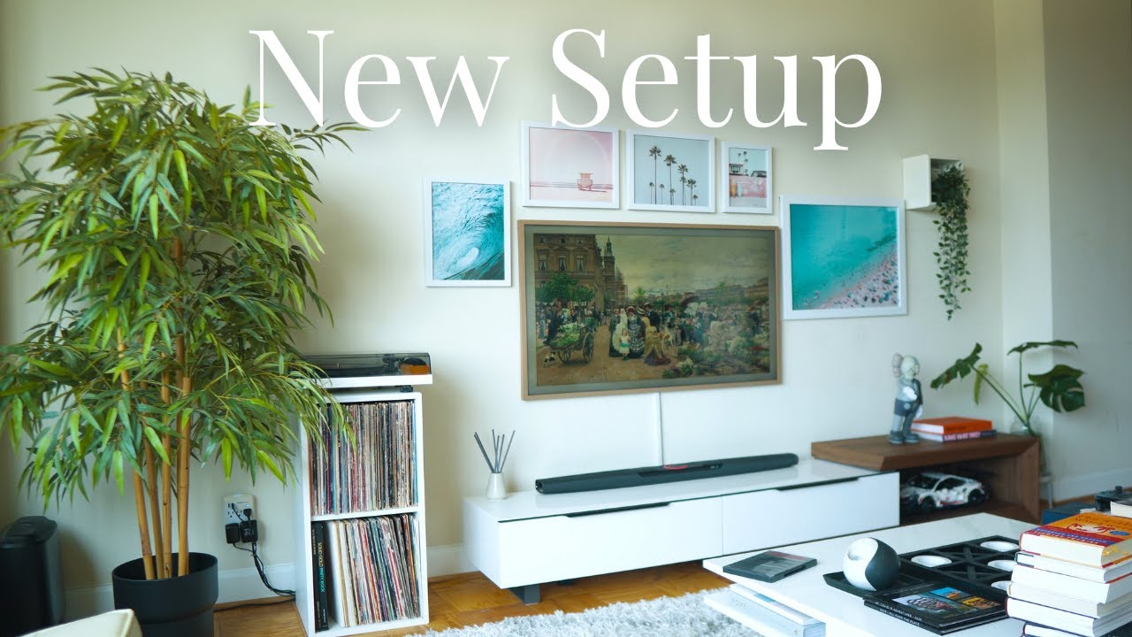 New Frame TV Setup with Rove Concepts Winston Media Console