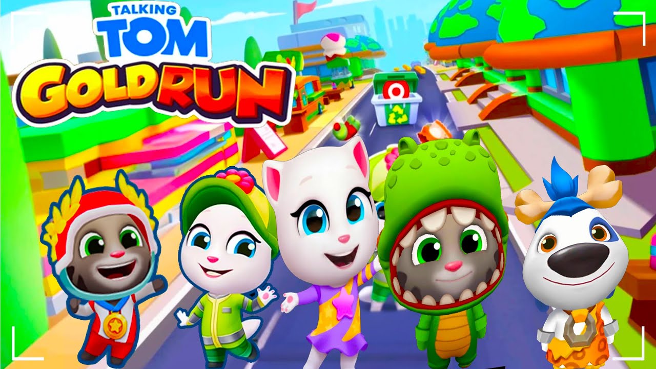 Talking Tom Gold Run - All Tons Full Screen (New Gameplay) (Android/iOS)