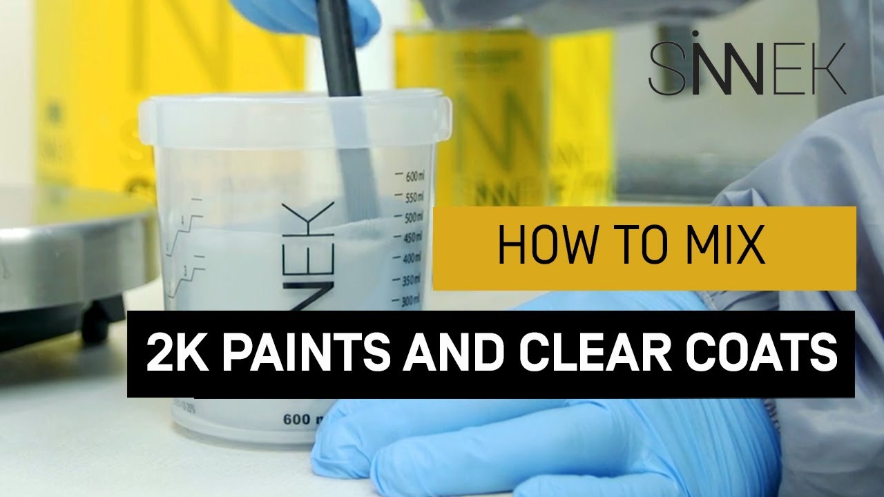 HOW TO MIX 2K PAINTS (Primers and Clear Coats)