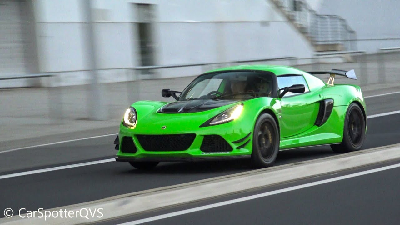 LOUD Lotus Exige 380 Sport - REVS, FLYBY + ONBOARD! at Nürburgring Boulevard