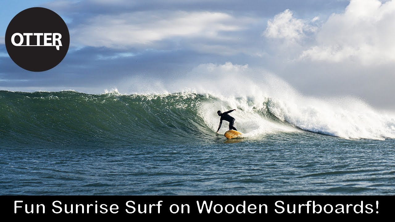 Fun Sunrise Surf on Wooden Surfboards! - Monday Morning Surf Club